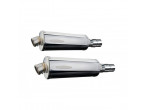 Delkevic Slip-on Udstødning rustfri EN 500 (98-02) til Kawasaki