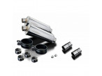 Delkevic Slip-on Udstødning rustfri EN 500 (98-02) til Kawasaki