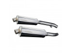 Delkevic Slip on Udstødning Rustfri FJR 1300 (01-05) til Yamaha