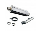 DELKEVIC Slip on UDSTØDNING Rustfri FZS 600 (98-03) til Yamaha FZ6