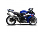 Delkevic Slip-On Udstødning Rustfri GSX-R 600 (06-07) til Suzuki