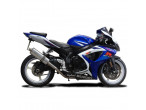 Delkevic Slip-on Udstødning Rustfri GSX-R 750 (06-07) til Suzuki
