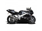 Delkevic Slip-On Udstødning Rustfri GSX-R 750 (96-99) til Suzuki