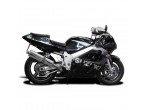 Delkevic Slip-On Udstødning Rustfri GSX-R 750 (96-99) til Suzuki