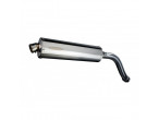 Delkevic Slip-on Udstødning Rustfri Høj SV650/S (03-15) til Suzuki