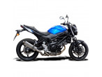 Delkevic Slip-on Udstødning Rustfri Lav SV650 (16-23) til Suzuki