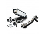 Delkevic Slip-On Udstødning Rustfri NT 700 V (06-15) til Honda NT 700 Deauville