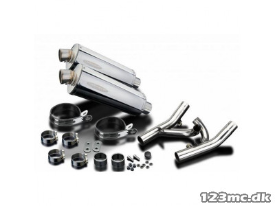 Delkevic Slip-On Udstødning Rustfri V-Max 1700 (09-16)