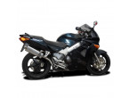 Delkevic Slip-on Udstødning Rustfri VFR 800 (98-01) HØJ til Honda VFR 800 F