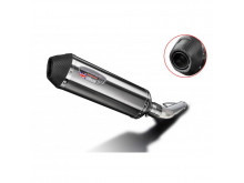 DELKEVIC SLIP ON UDSTØDNING Rustfri X-oval FZS 600 (98-03)