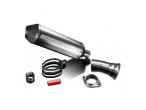 Delkevic Slip-On Udstødning Titanium 343mm Lav VFR 750 (90-93) til Honda