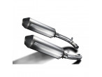Delkevic Slip-on Udstødning Titanium VTR 1000 Firestorm (97-03) til Honda VTR 1000 F Firestorm
