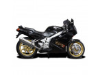 Delkevic Slip-On Udstødning Tri 320mm Lav VFR 750 (90-93) til Honda