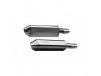 Delkevic Slip-on Udstødning Tri EN 500 (98-02) til Kawasaki