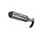 Delkevic Slip-On Udstødning X-Oval 343mm Lav VFR 750 (90-93) til Honda