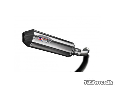 Delkevic Slip-On Udstødning X-Oval 343mm Lav VFR 750 (90-93)