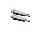 Delkevic Slip-On Udstøning Rustfri CB 1300 (97-03) til Honda