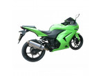 Delkevic Slipon Rustfri Udstødning Ninja 250 (08-13) til Kawasaki Ninja 250 R