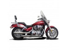 Delkevic Slipon Udstødning Rustfri Bull Nose VTX 1300C (01-09)