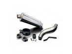 Delkevic Slipon Udstødning Rustfri Speed Triple 955 HØJ (02-04) til Triumph