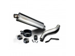Delkevic Slipon Udstødning Rustfri Speed Triple 955 HØJ (02-04) til Triumph