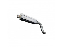 Delkevic Slipon Udstødning Rustfri Speed Triple 955 HØJ (02-04)