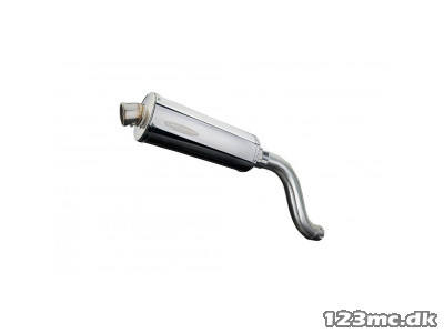 Delkevic Slipon Udstødning Rustfri Speed Triple 955 HØJ (02-04)