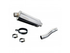 Delkevic Slipon Udstødning Rustfri Speed Triple 955 LAV (02-04) til Triumph