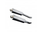 DELKEVIC Slipon UDSTØDNING RUSTFRI TDM 900 (02-13) til Yamaha