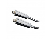 DELKEVIC Slipon UDSTØDNING RUSTFRI TDM 900 (02-13)