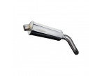 Delkevic Slipon Udstødning Rustfri Tiger 900 (99-01) til Triumph