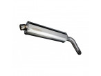 Delkevic Slipon Udstødning Rustfri Tiger 900 (99-01) til Triumph