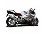 Delkevic Slipon Udstødning Rustfri VTR 1000 SP2 (02-10) til Honda VTR 1000 SP-1