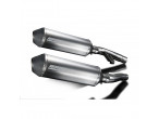 Delkevic Slipon Udstødning Titanium Trophy 900 (96-02) til Triumph