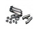 Delkevic Slipon Udstødning Titanium Trophy 900 (96-02) til Triumph