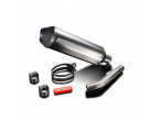 DELKEVIC Slipon UDSTØDNING Titanium YZF600R Thundercat (96-07) til Yamaha