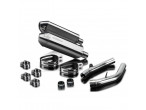 Delkevic Slipon Udstødning Tri VTR 1000 SP2 (02-10) til Honda VTR 1000 SP-1