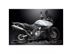 Delkevic Udstødningssystem Rustfri DL 1000 V-Strom (02-13) til Suzuki