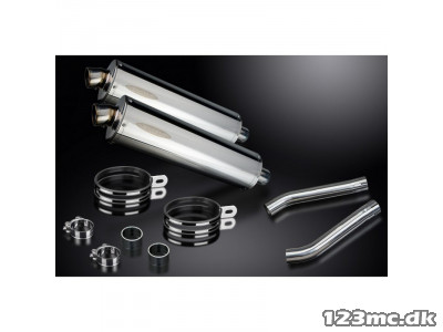 Delkevic Udstødningssystem Rustfri DL 1000 V-Strom (02-13)