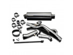 Delkevic Udstødningssystem Rustfri DL 650 V-Strom (04-11) til Suzuki