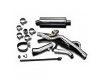 Delkevic Udstødningssystem Rustfri DL 650 V-Strom (12-16) til Suzuki