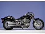 Falcon Double Groove udstødning XVS 650 til Yamaha XVS 650 Drag Star