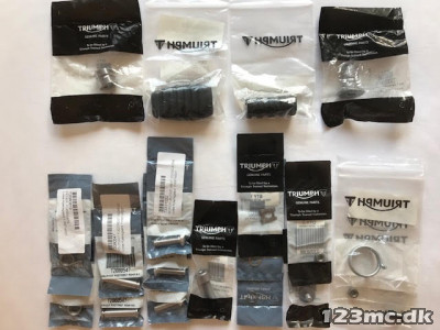 Fodhvilere (sæt) / footrests (kit)