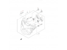 Forlygte - Suzuki GSF650S K6