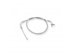 GAS KABEL OP STÅLARMERET Yamaha XV950 BOLT + 15 CM