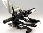 Gilles Tooling FXR Rearsets. Omvendt gearskift.
