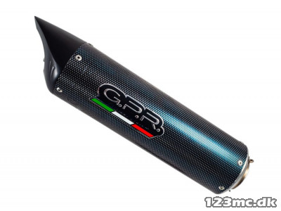 GPR Tiburon Carbon Poppy Slip-on udstødning CBR 1000 RR (04-07)
