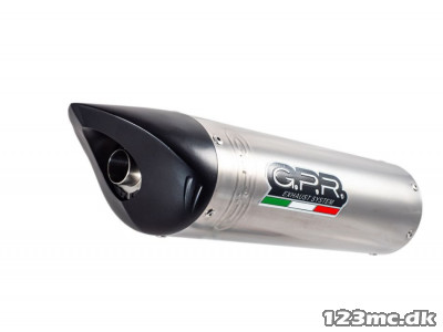 GPR Tiburon Titanium Poppy Slip-on udstødning CBR 600 RR (07-18)