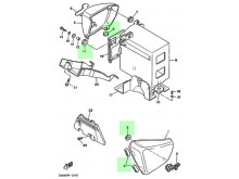 Gummi til montering af sideskjolde - Sæt