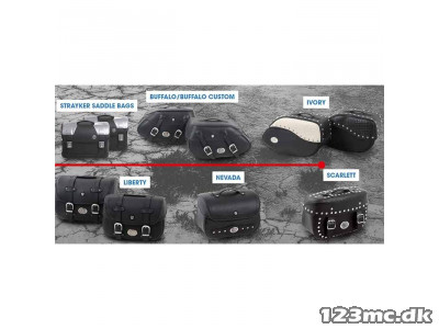 Hepco & Becker sidetaske holder læder